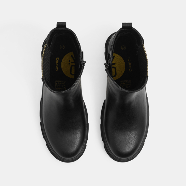 حذاء تشيلسي أسود للفتيات